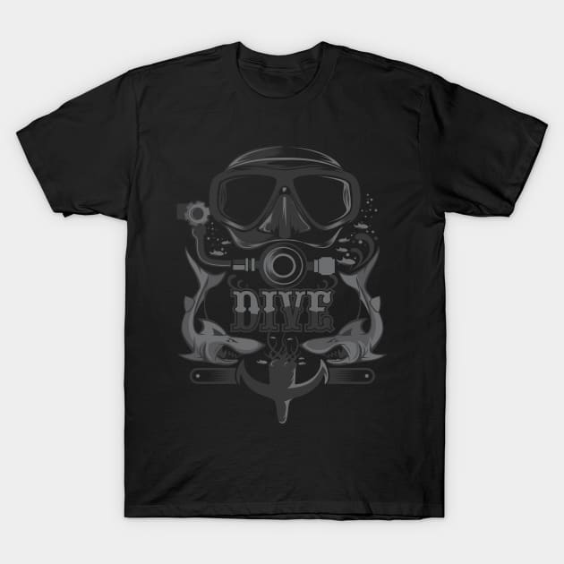 dive monster T-Shirt by GUNTUR372